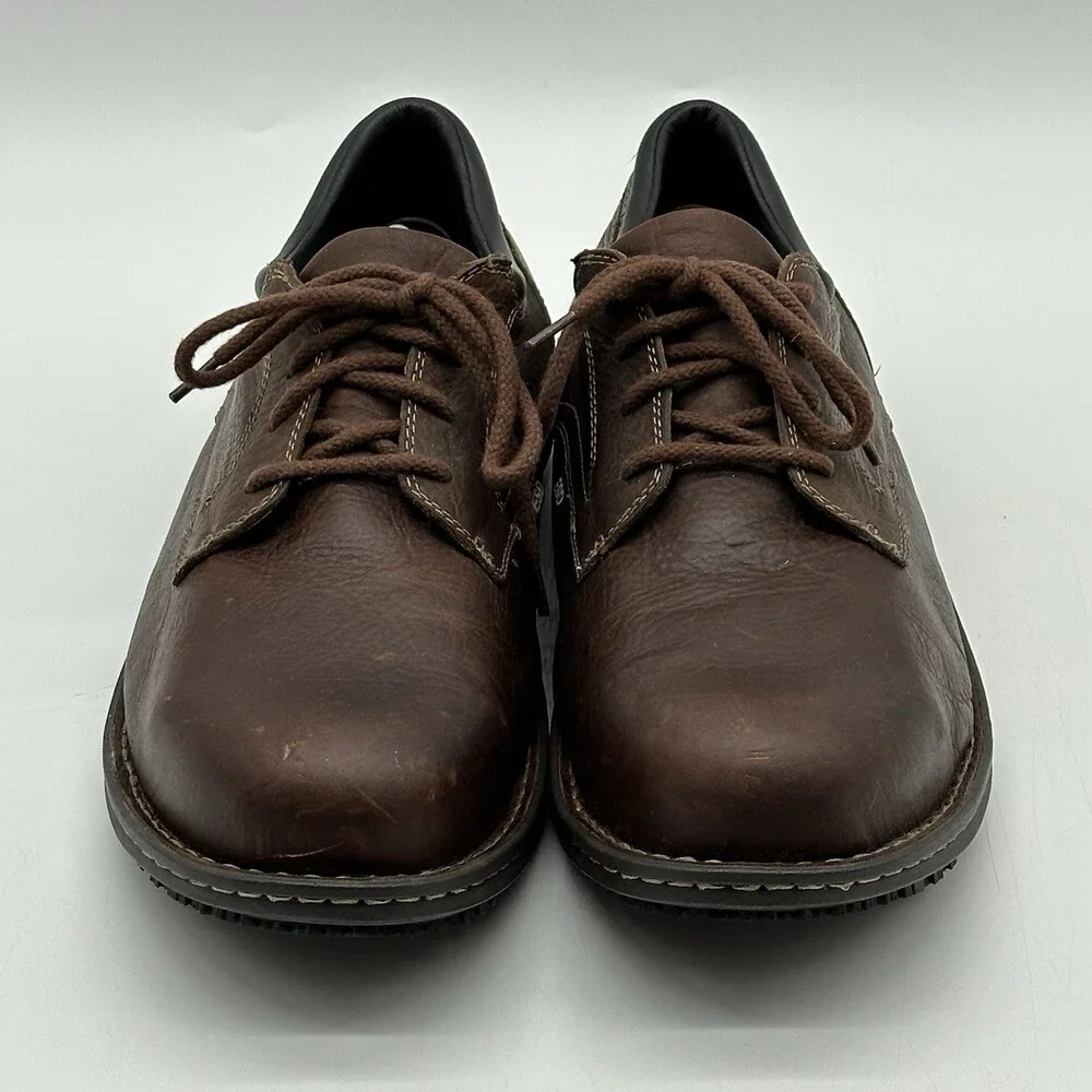 Timberland Pro Gladstone Leather Oxford Steel Toe Work Shoes Men's Size 12 Wide